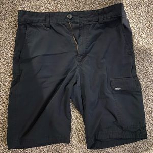 Black 5-pocket Vans Cargo Shorts